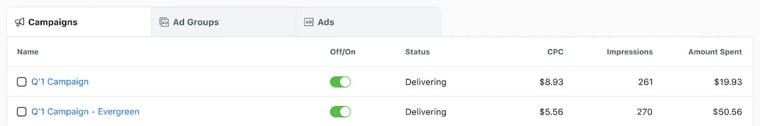 Reddit Ads - Campaign Management